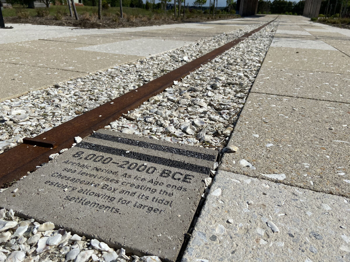 Machicomoco State Park pavers timeline